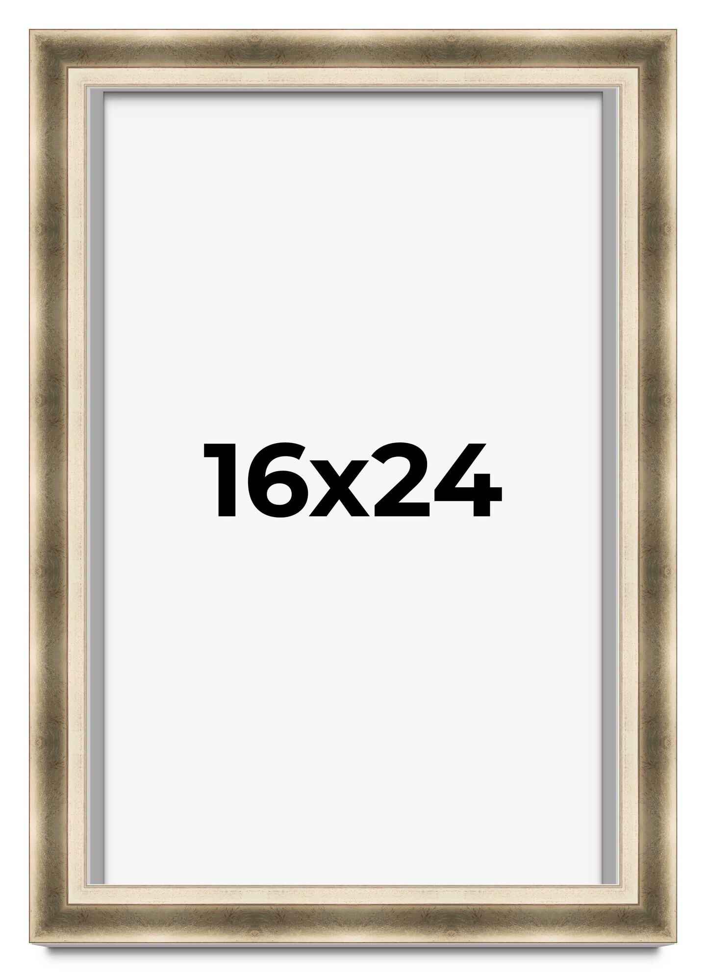 16x24 Deep Shadow Box Picture Frame with UV-Resistant Acrylic &#x26; Acid Free Backing, Available in 4 Finishes - Gold, Silver, Brown, White