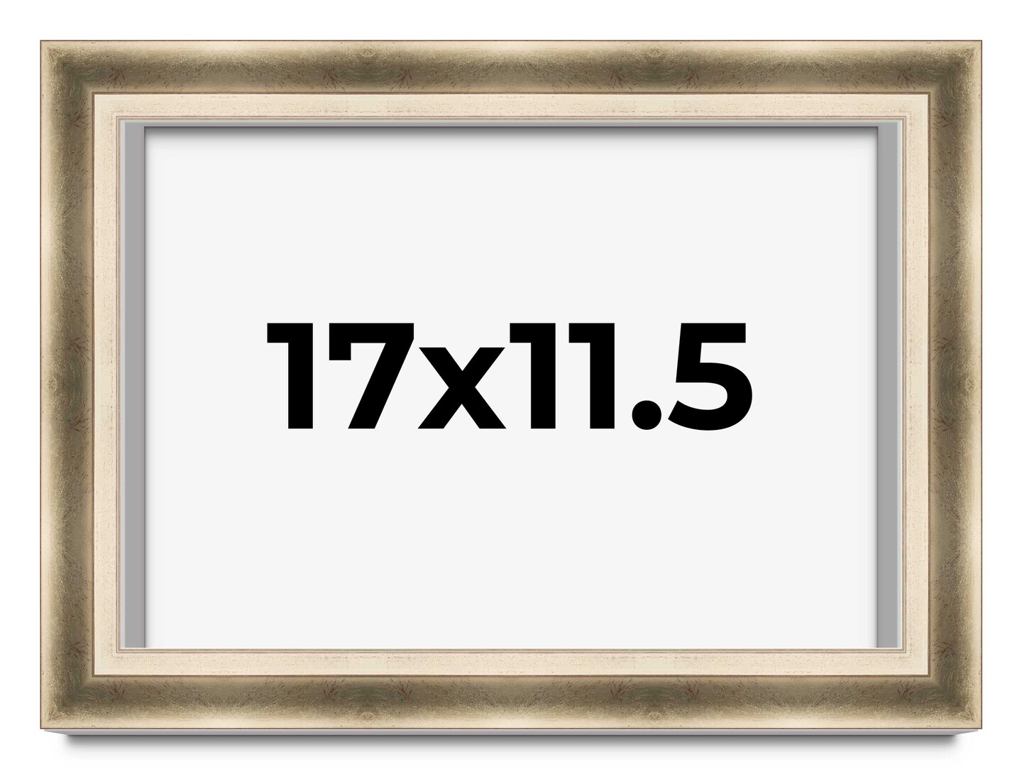 11.5x17 Deep Shadow Box Picture Frame with UV-Resistant Acrylic &#x26; Acid Free Backing, Available in 4 Finishes - Gold, Silver, Brown, White