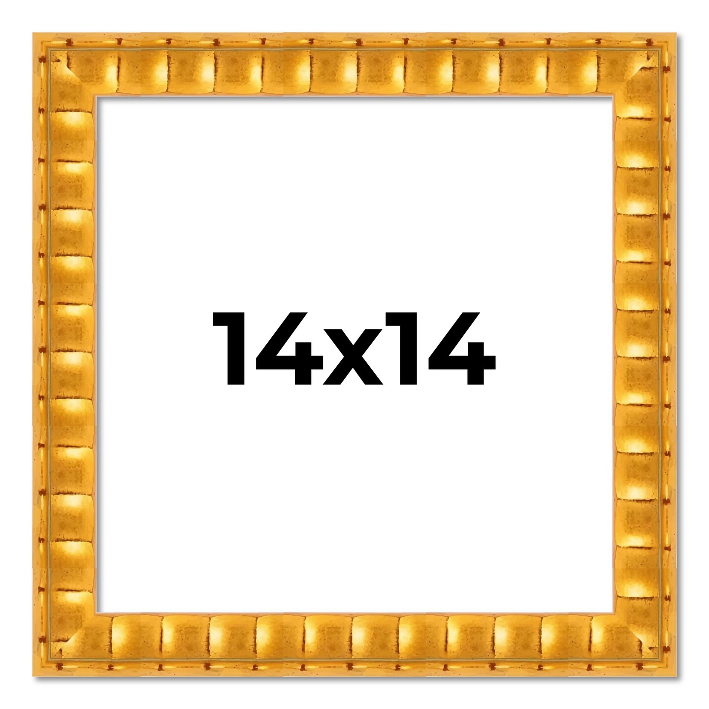 14x14 Bamboo Picture Frame with UV-Resistant Acrylic & Acid Free ...