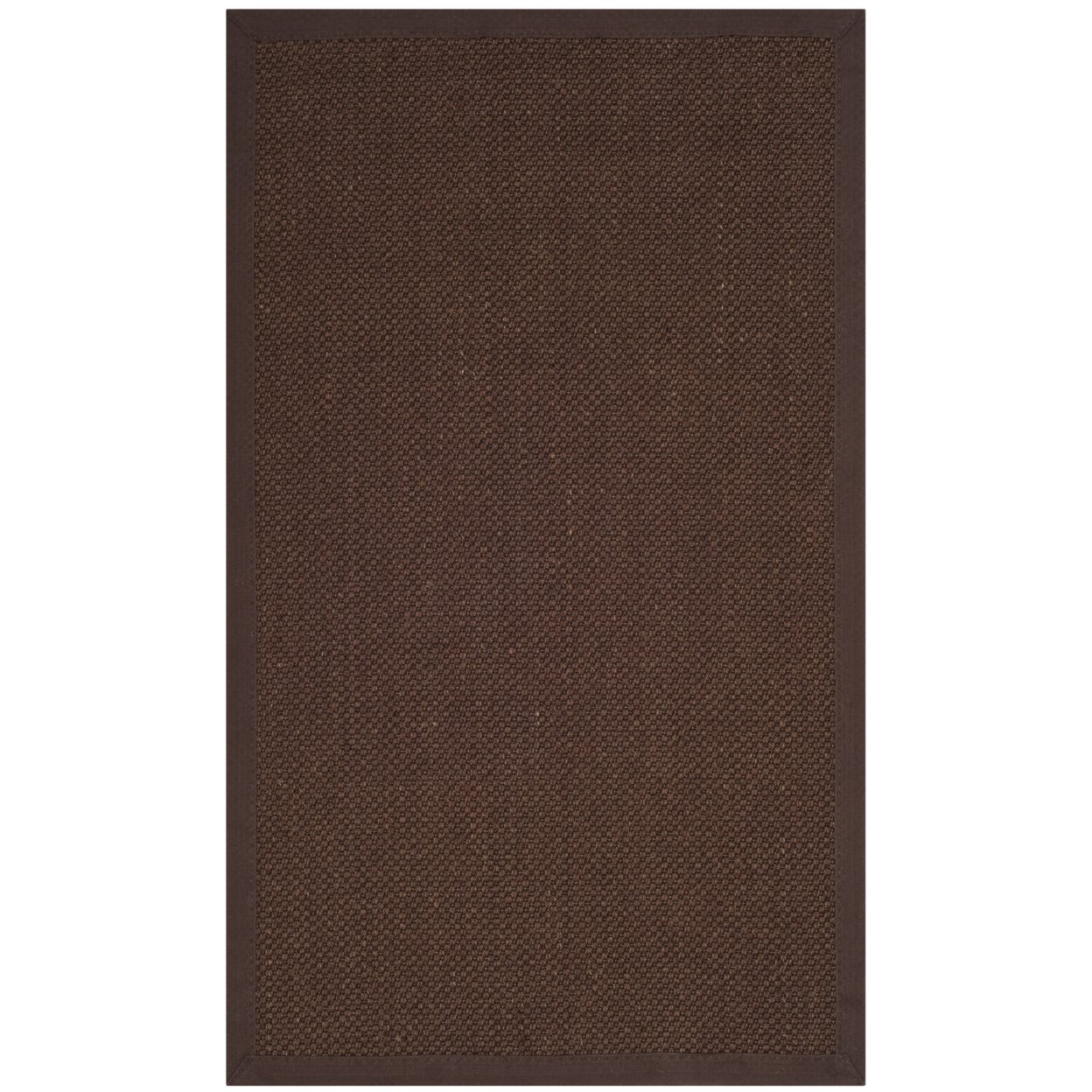 Safavieh Natural Fiber Nf133D Chocolate / Dark Brown Rug Area Rug Carpet Shag