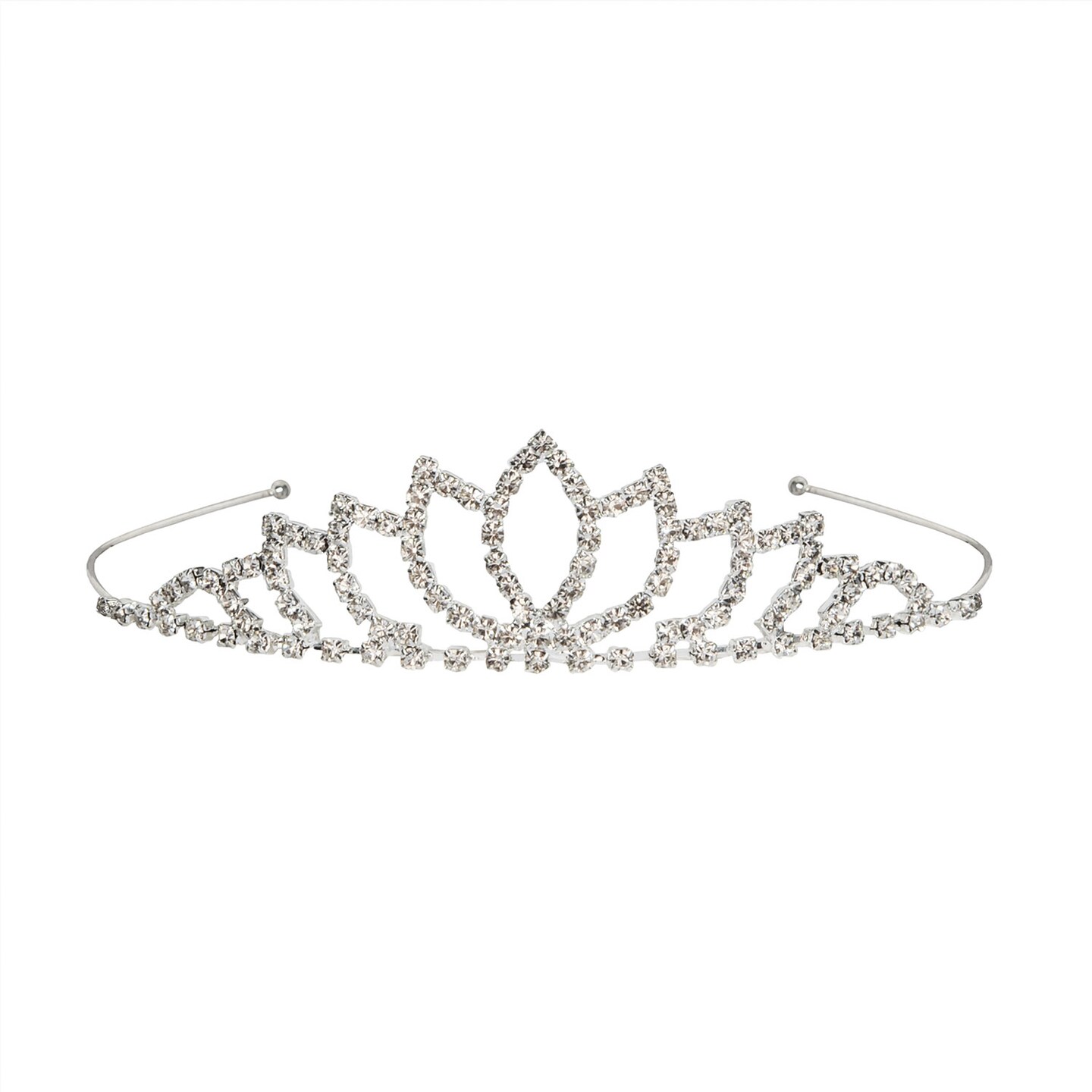 Beistle Royal Rhinestone Lotus Style Tiara - 6 Pack