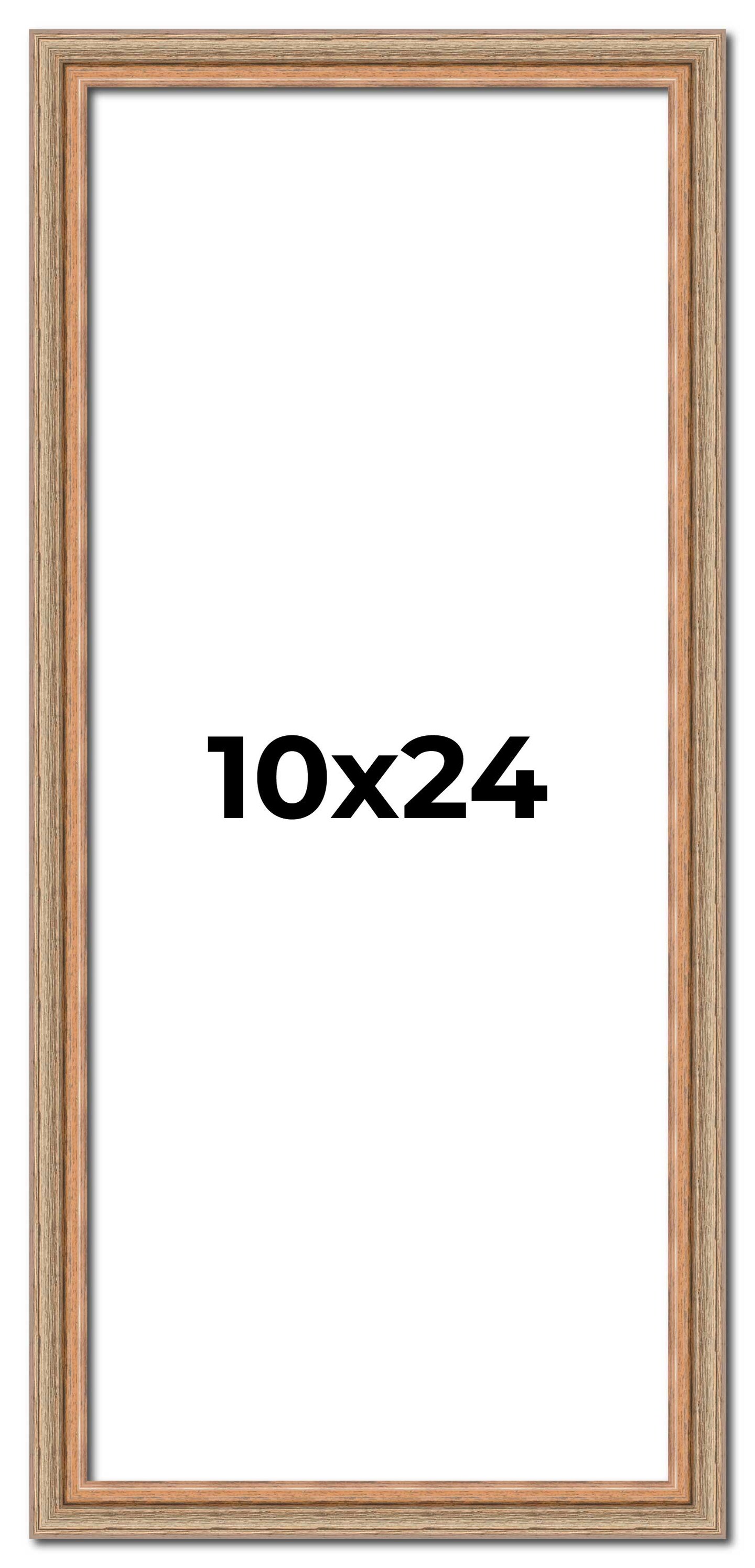 Panoramic Deco Brown Picture Frame - UV Acrylic, Foam Board