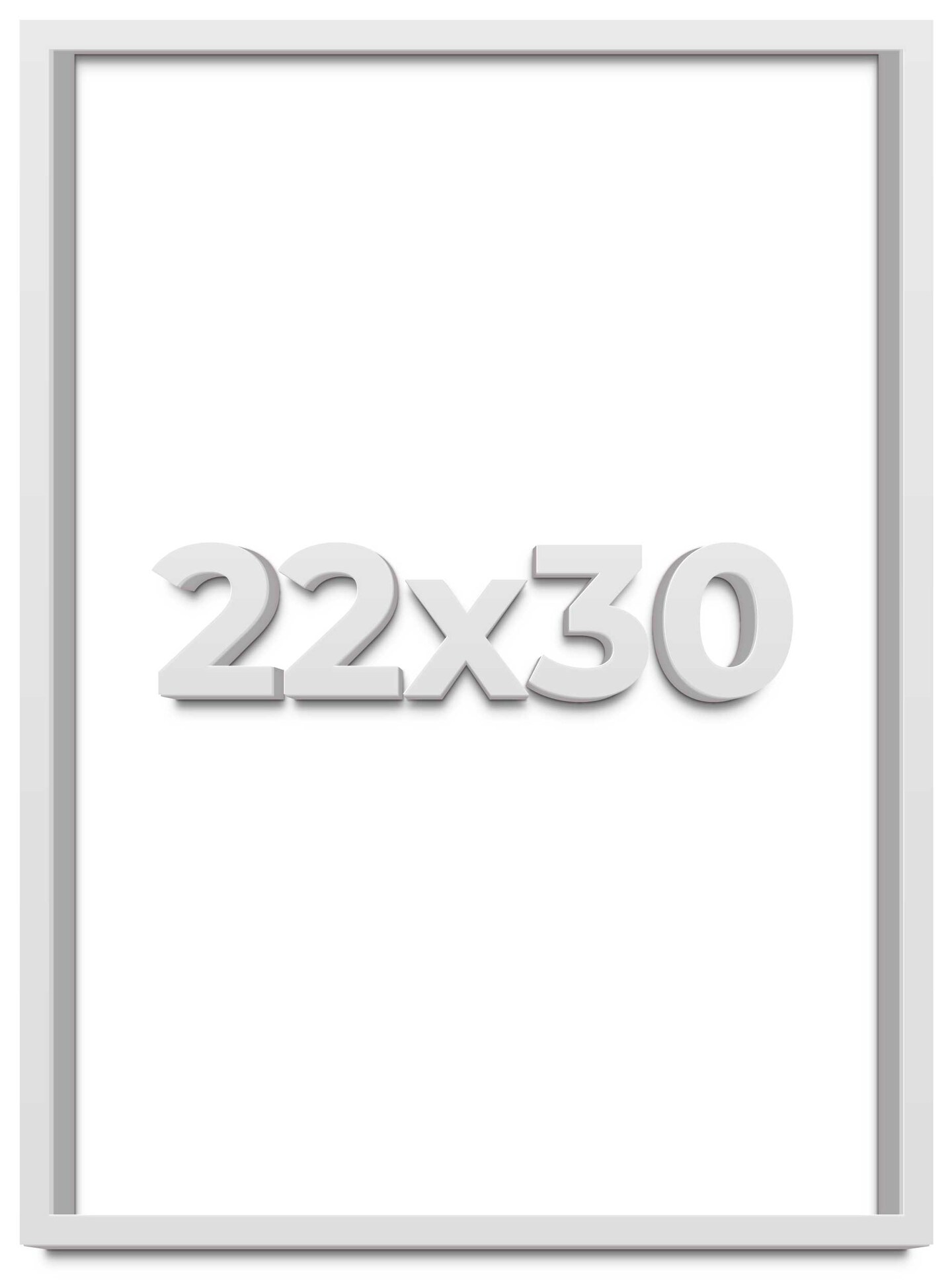 22x30 Shadow Box 1.5" Depth Picture Frame with UV-Resistant Acrylic & Acid Free Backing, Available in 5 Finishes - Black, Brown, Gold, Silver, White