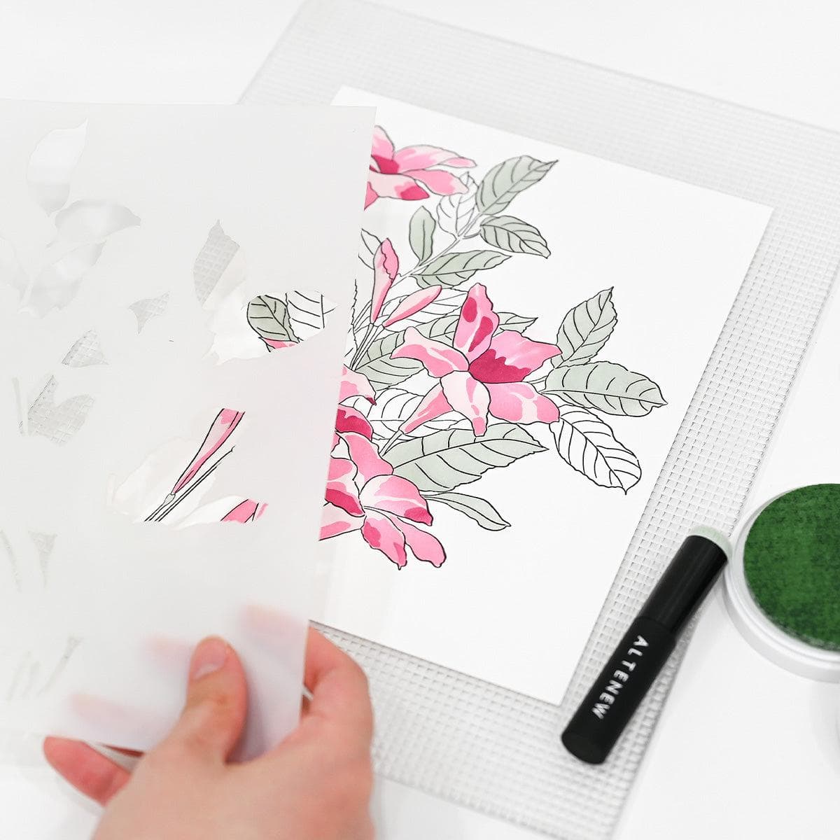 9&#x22;x12&#x22; Ultra Sticky Mat: Grid