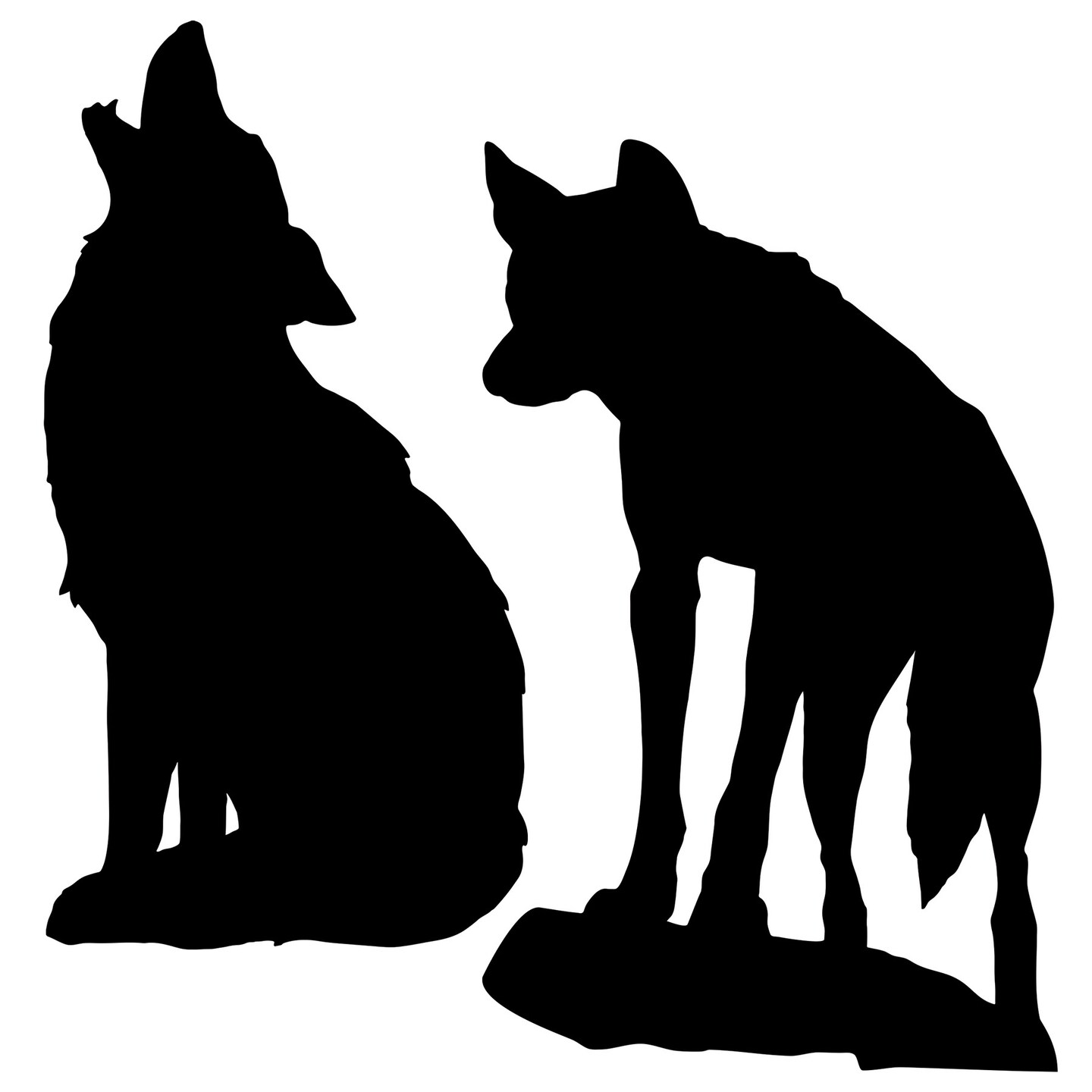 Beistle 27&#xBC;in. Coyote Silhouettes - 12 Pack