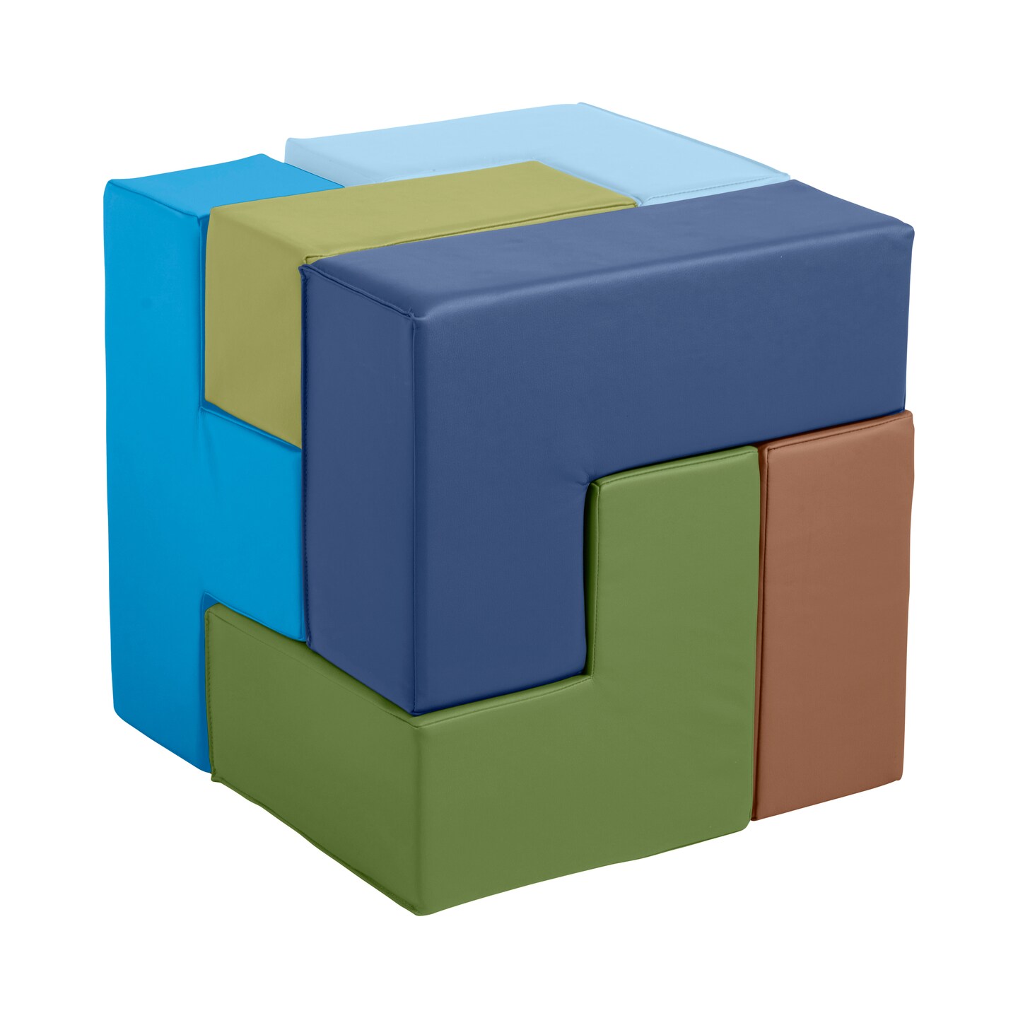 Brainy Building Blocks, Foam Puzzle, 7-Piece