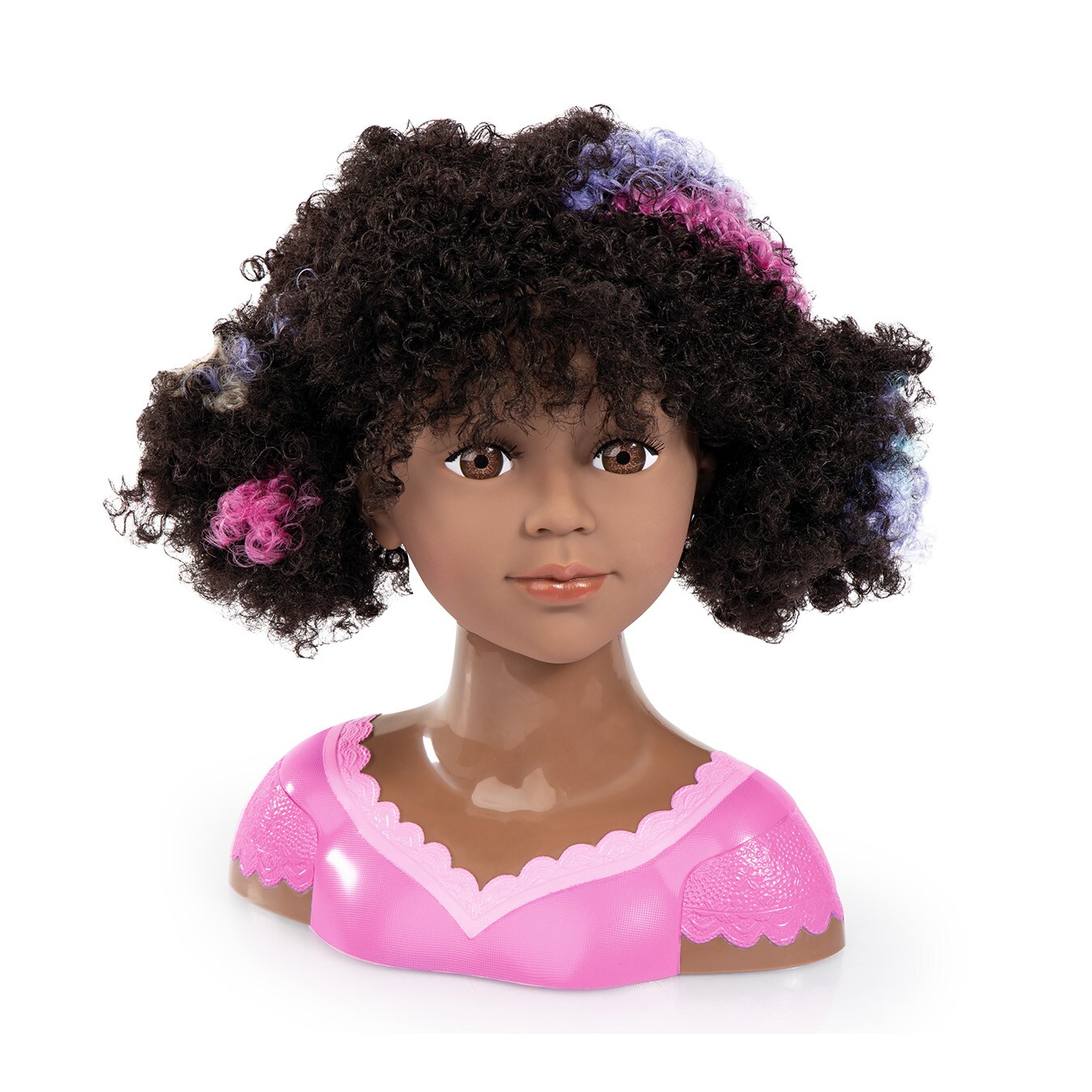 Charlene Super Model Styling Head - African American Doll Head, w/ Accessories, Kids Pretend Play, Ages 3+