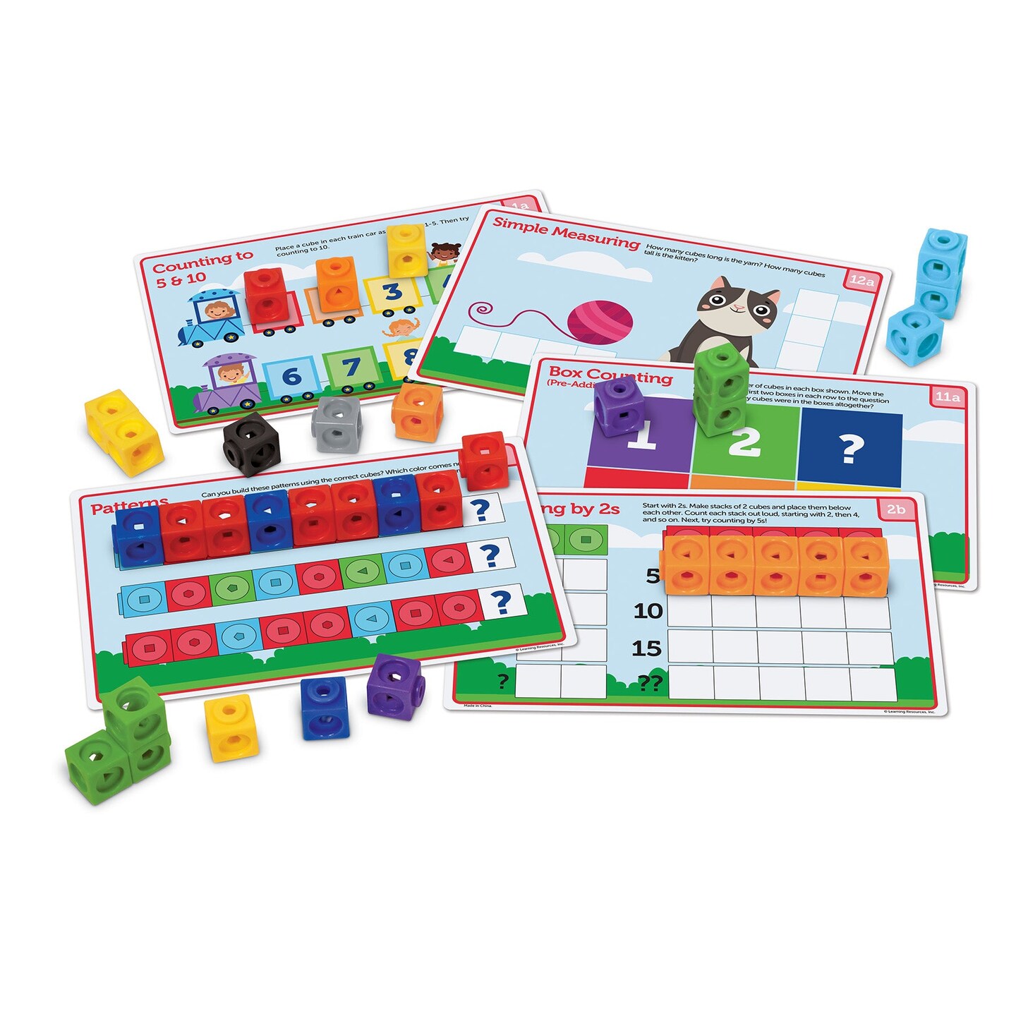 Mathlink&#xAE; Cubes Preschool Math Activity Set