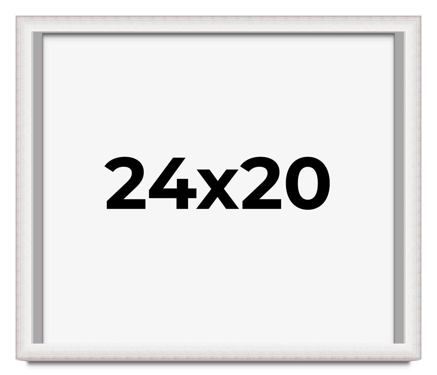 20x24 Shadow Box 1.5&#x22; Depth Picture Frame with UV-Resistant Acrylic &#x26; Acid Free Backing, Available in 5 Finishes - Black, Brown, Gold, Silver, White