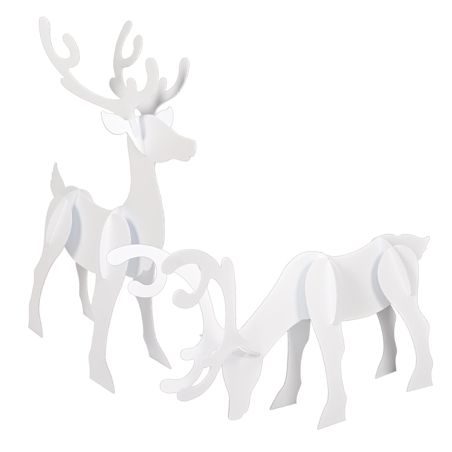 Beistle 3-D Reindeer Props - 4 Pack