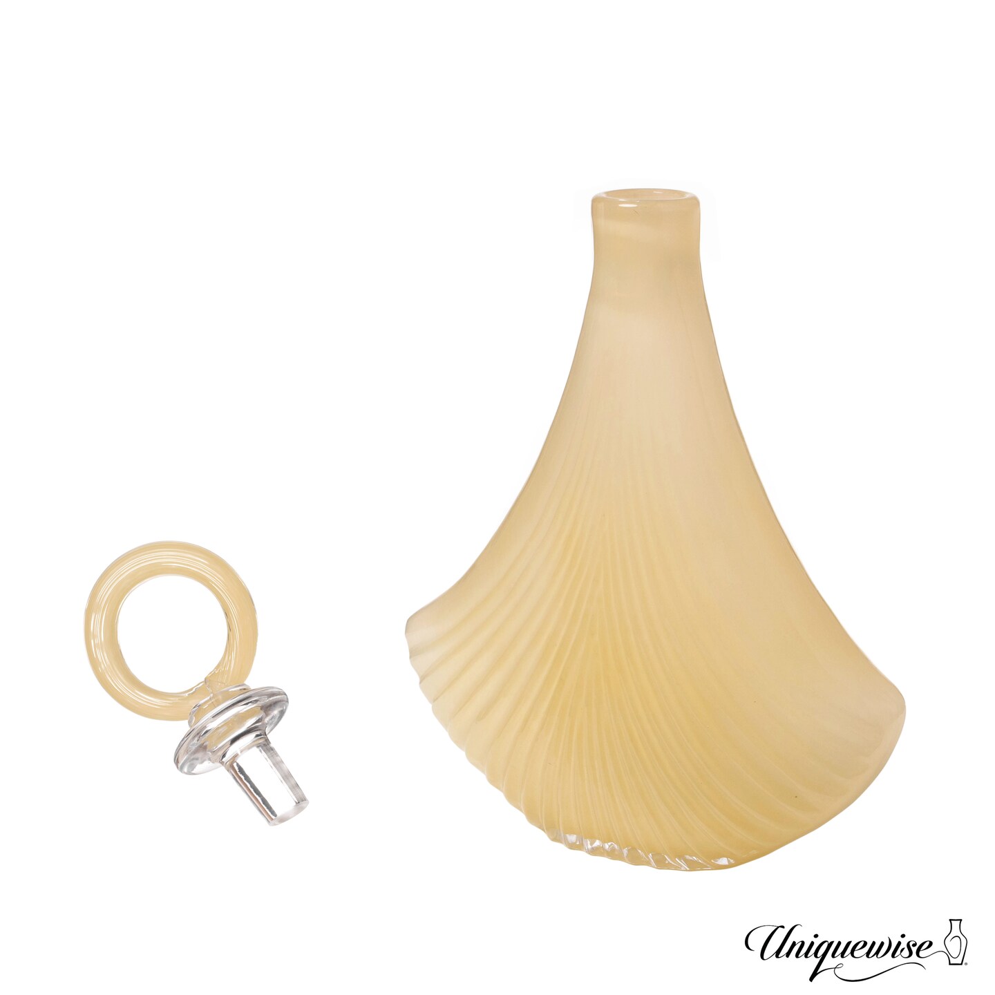 Unique 20-Inch and 16-Inch Decanter-Inspired Glass Vases - Ideal Centerpieces for Entryway Tables, Dining Tables, Living Room, and Kitchen Counters - Modern, Bohemian, and Farmhouse Style Decoration