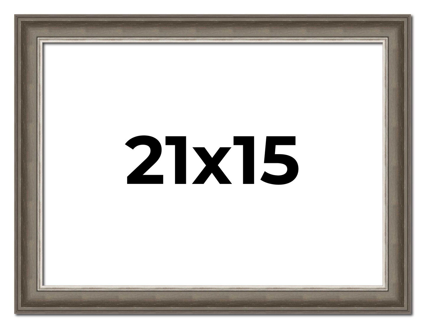 15x21 Weathered Picture Frame with UV-Resistant Acrylic & Acid