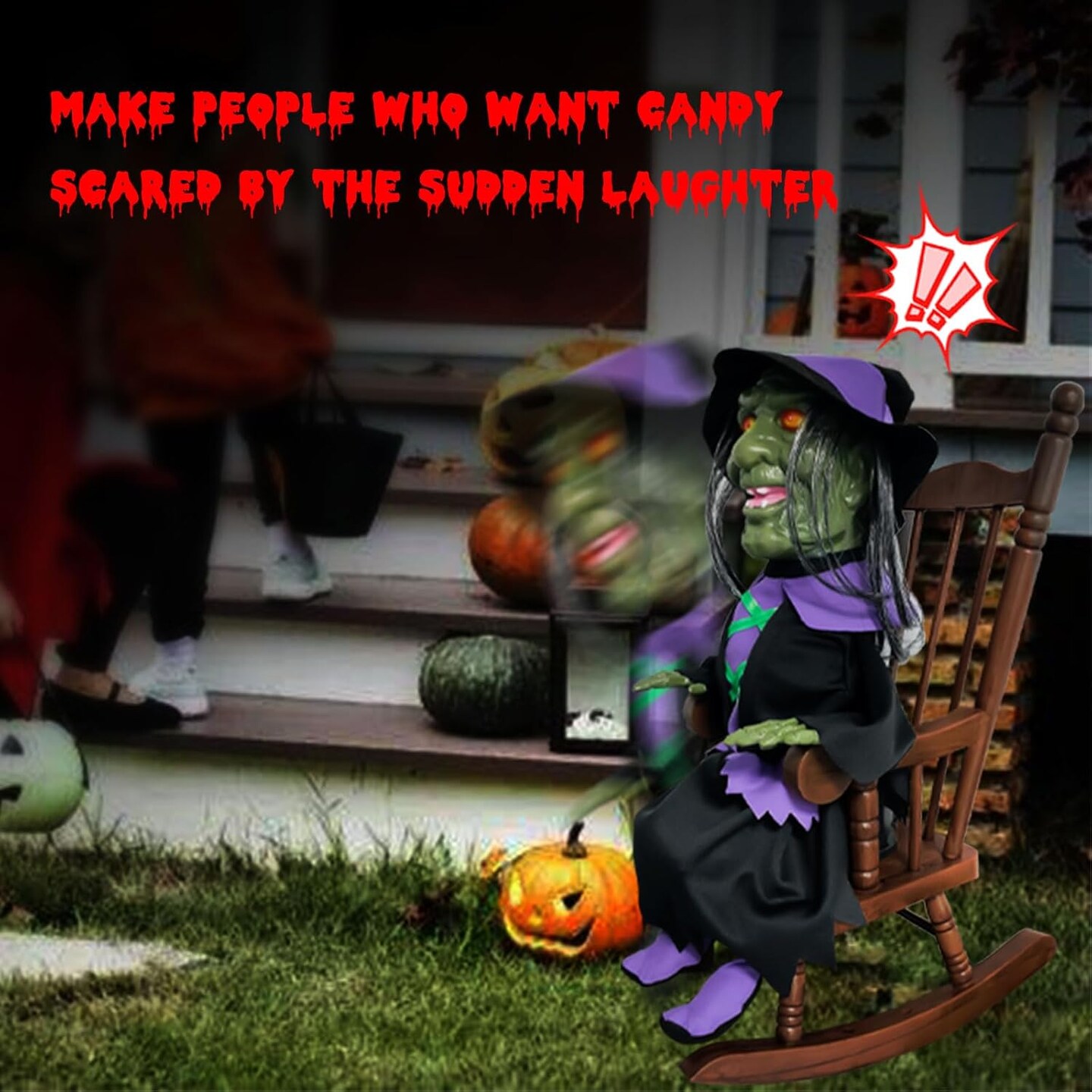 Screaming Animated Halloween Decorations