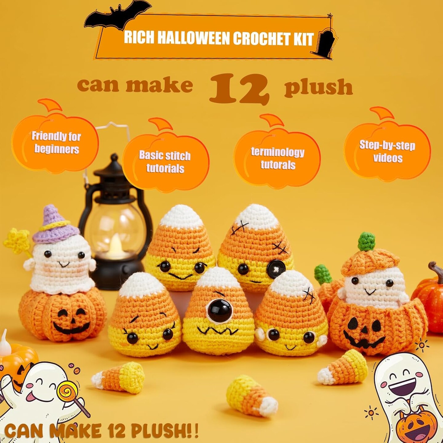 Halloween Crochet Kit for Beginners