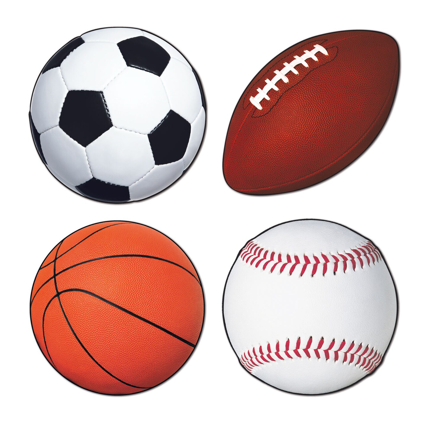 Beistle 12in.-15in. Sports Cutouts - 12 Pack