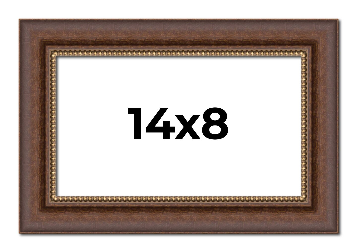 8x14 Traditional Picture Frame with UV-Resistant Acrylic & Acid Free ...