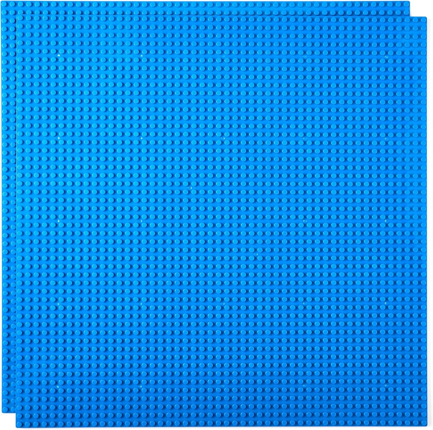 Brians Toys: Strictly Briks - Flat Bottom Baseplate - 15.75&#x22; x 15.75&#x22; - 50 x 50 pegs - Gray