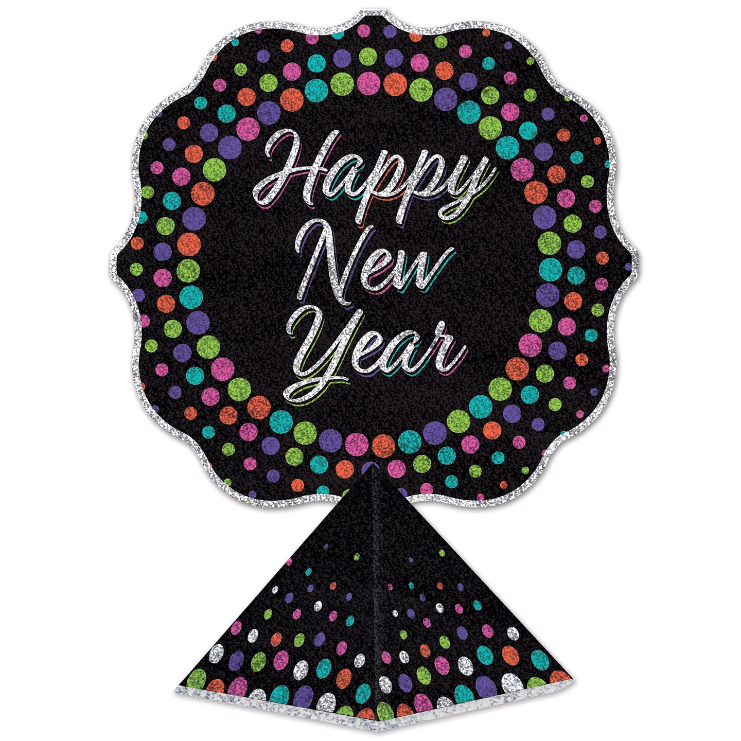 Beistle 12½in. x 9in. 3-D Happy New Year Centerpiece - 12 Pack