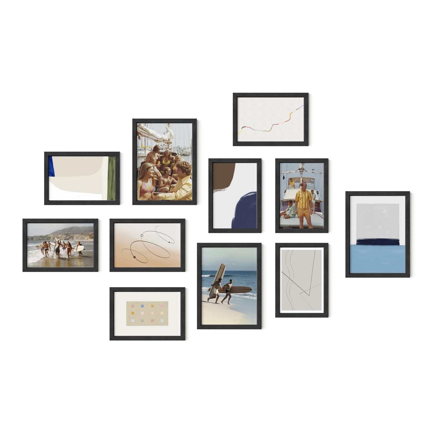 Haus and Hues Oak Wood Gallery Wall Frames