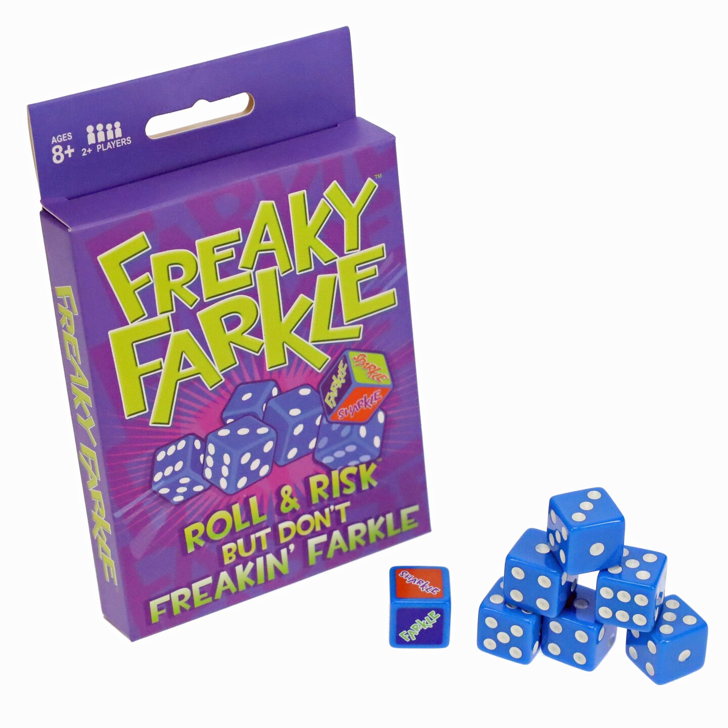 Freaky Farkle Dice Game, Great for Party Favors, Family Games, Stocking Stuffer, Travel Games, and Camping Games, Dice Games for Adults