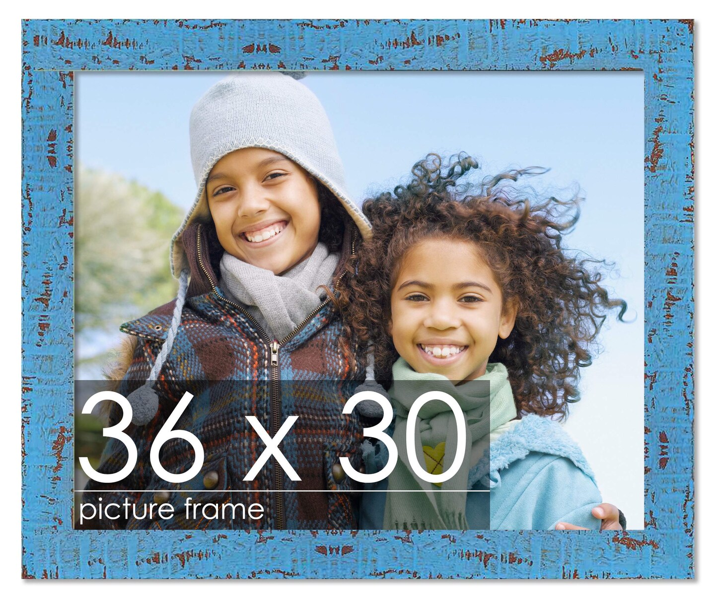 フォトセ ディスプレイ 30x36 Solid Wood Picture Frame with UV-Resistant Acrylic & Acid