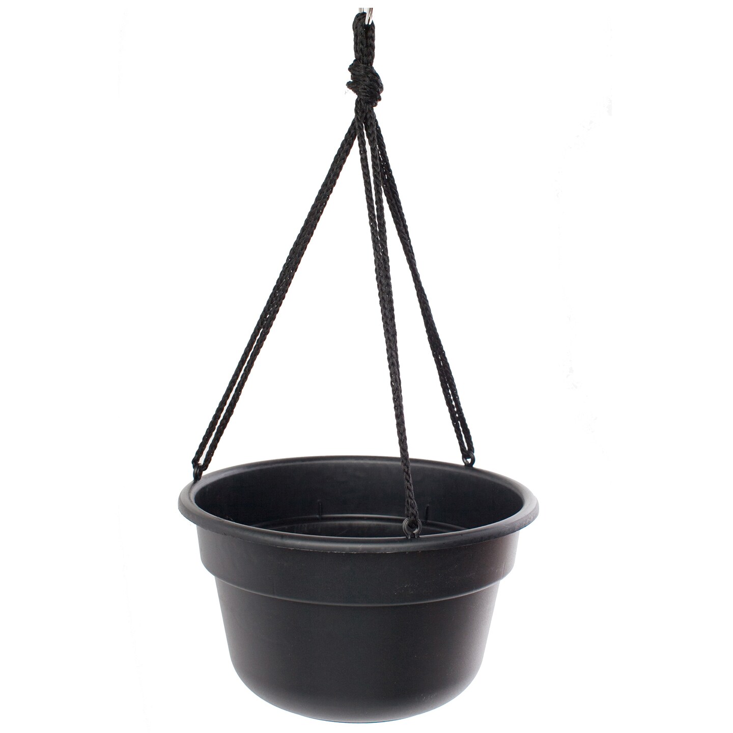Bloem Dura Cotta Self Watering Hanging Basket Planter 12&#x22; Black