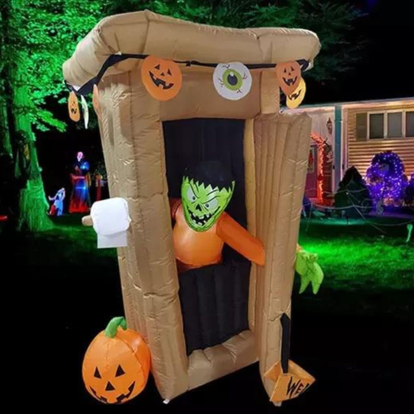 Kitcheniva Large Halloween Outdoor Inflatables With LED Lights