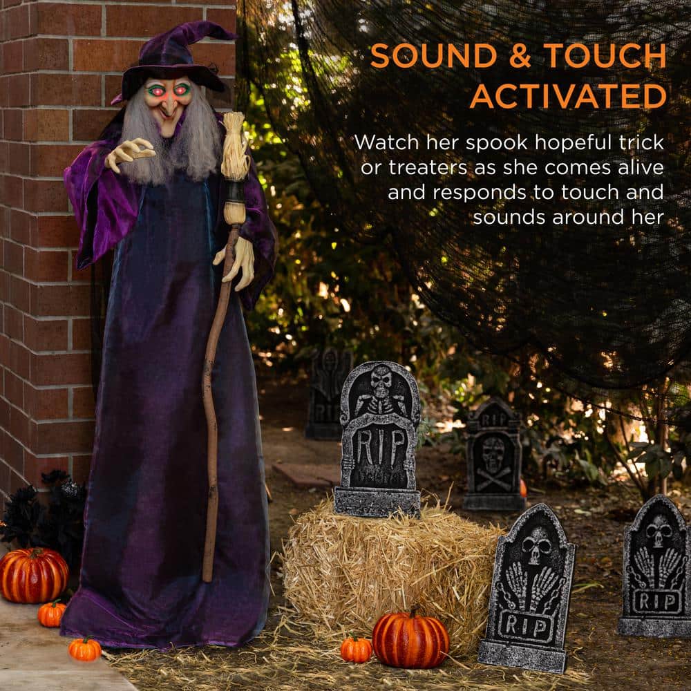 5 FT LED Animatronic Halloween Prop Bring Spooky Fun to Life