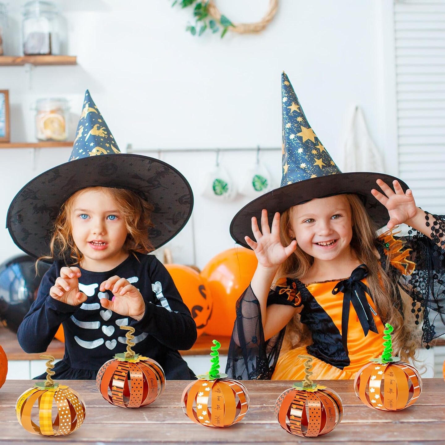 36Pcs Halloween Pumpkin Craft Kit