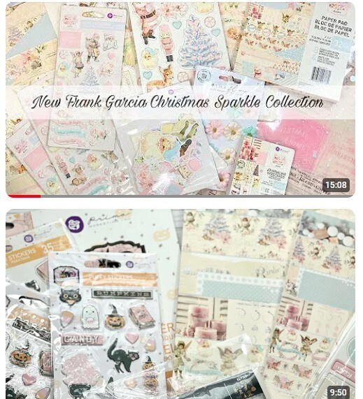 Prima Marketing Christmas Sparkle Bundle by Frank Garcia Collection Bundle Scrapbooking Journal Scrapbook Supplies Material Craft Notebooks Decoupage Album Art Journaling