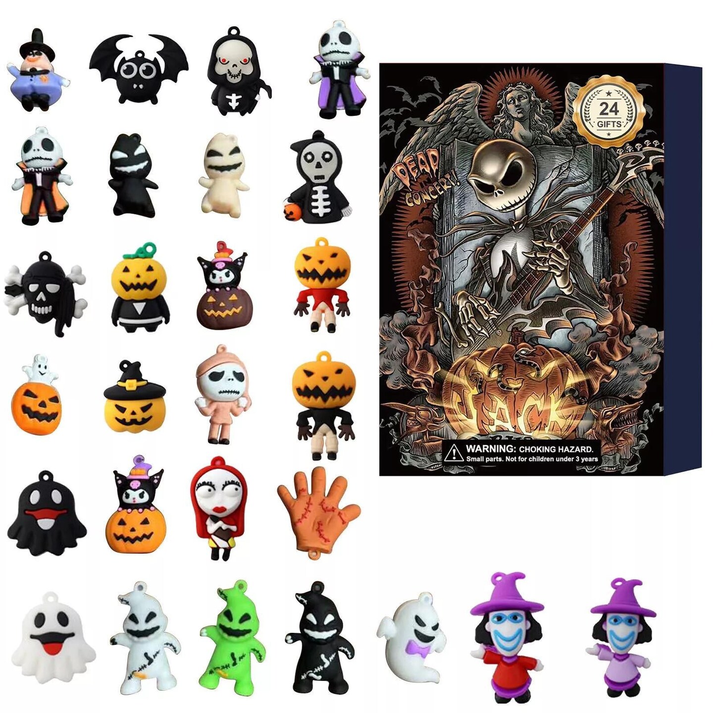 Kitcheniva 2024 Halloween 24-Day Countdown Gift Doll Collections