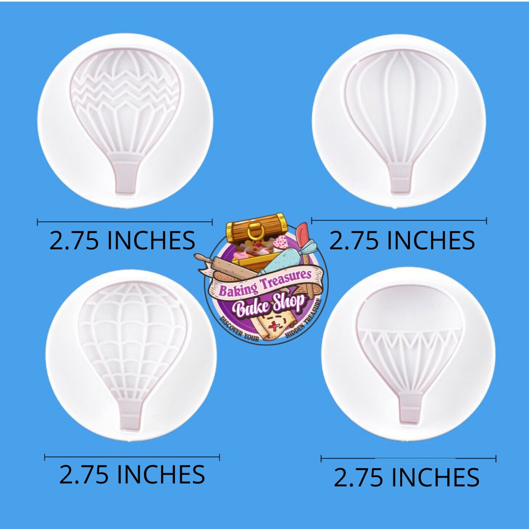 HOTAIR BALLON 4 PC SET Cookie PLUNGERS
