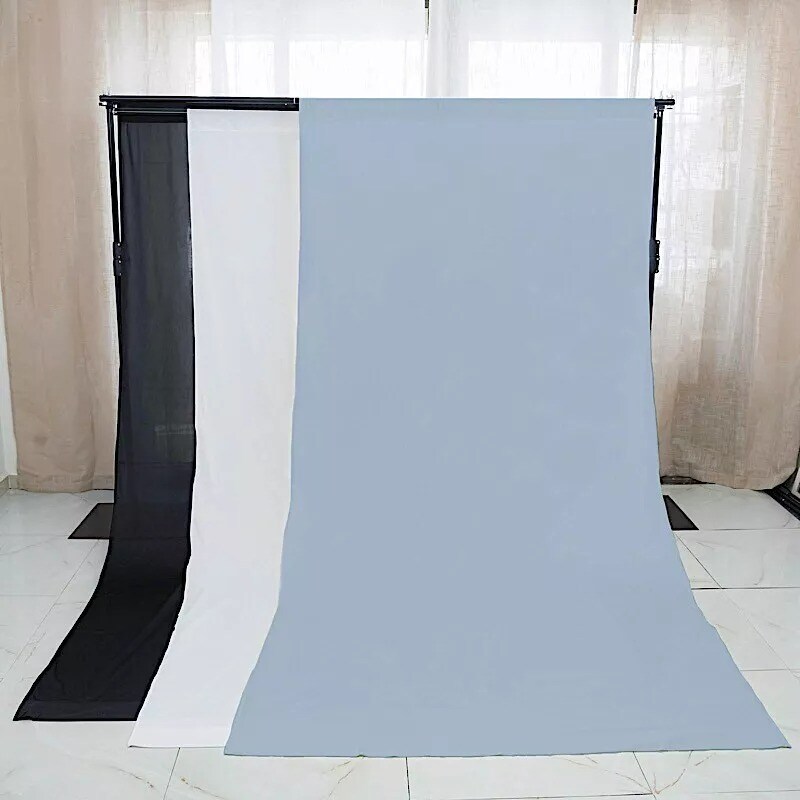 10 ft Black Dual Cross Bar Photography Backdrop Stand Wedding Party Supplies