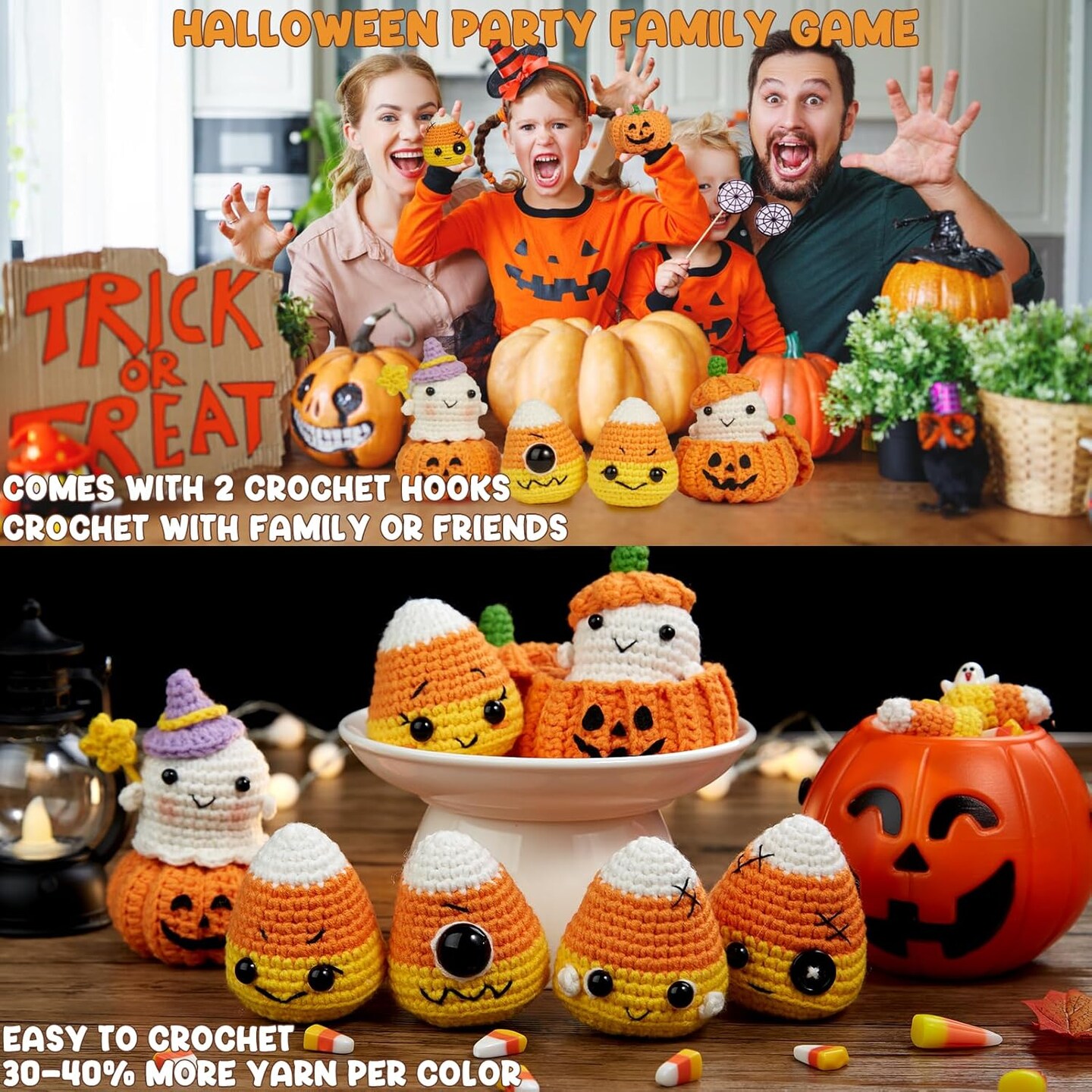 Halloween Crochet Kit for Beginners