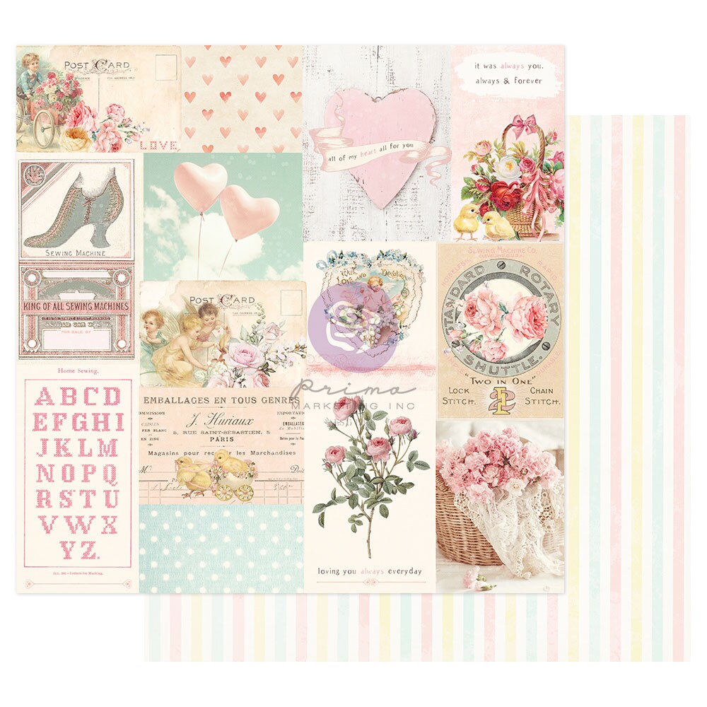 Prima Marketing Magic Love Bundle by Frank Garcia Collection Bundle Scrapbooking Journal Scrapbook Supplies Material Craft Notebooks Decoupage Album Art Journaling