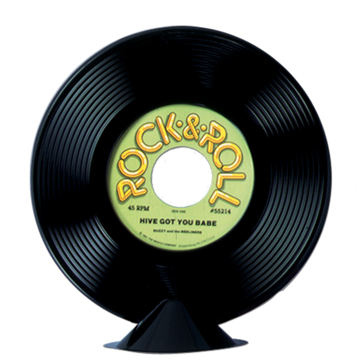 Beistle 9in. Plastic Record Centerpiece - 12 Pack