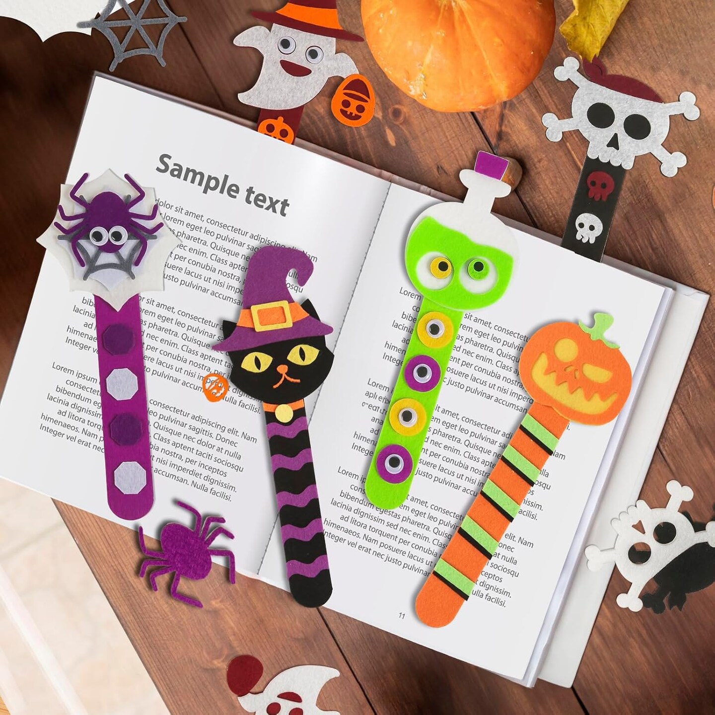 24Pack Halloween Bookmark DIY Craft