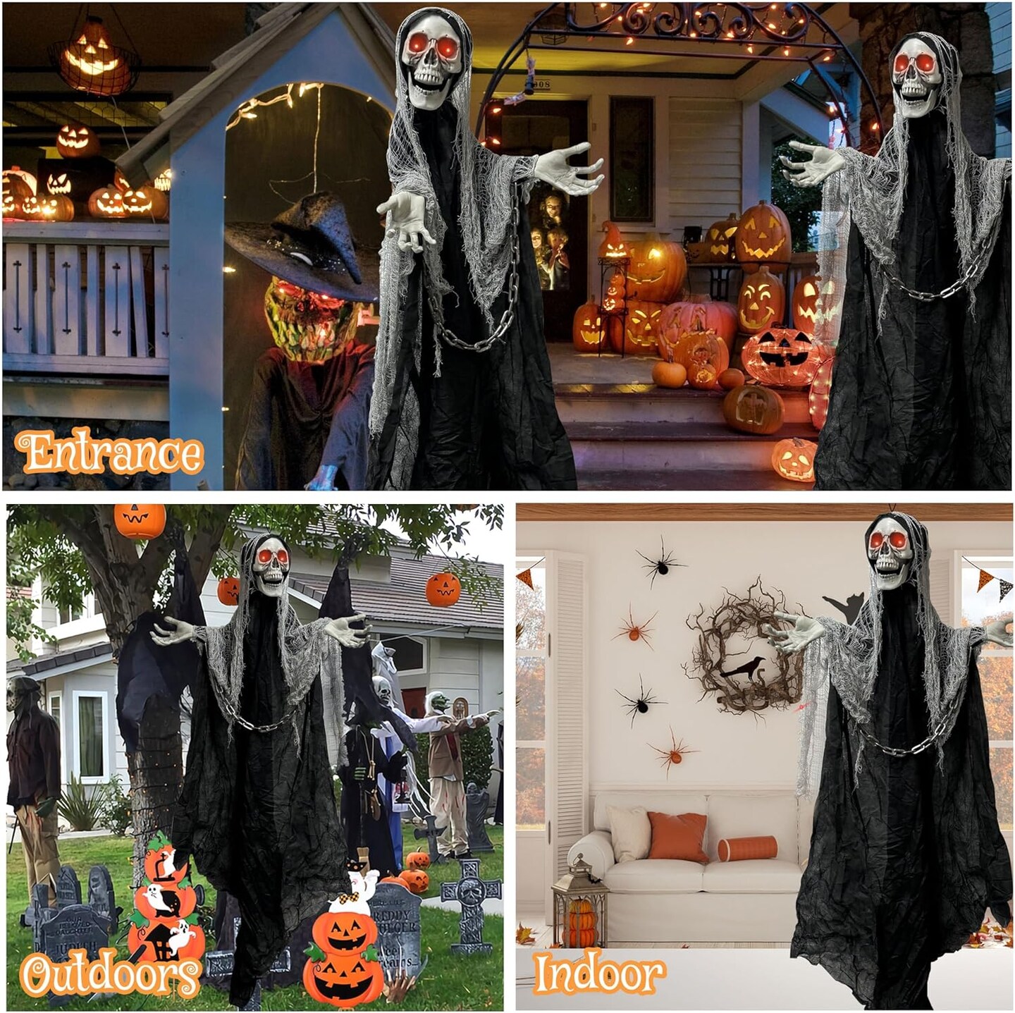 Halloween Animatronics Decorations Outdoor