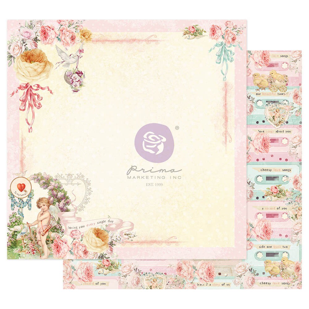 Prima Marketing Magic Love Bundle by Frank Garcia Collection Bundle Scrapbooking Journal Scrapbook Supplies Material Craft Notebooks Decoupage Album Art Journaling