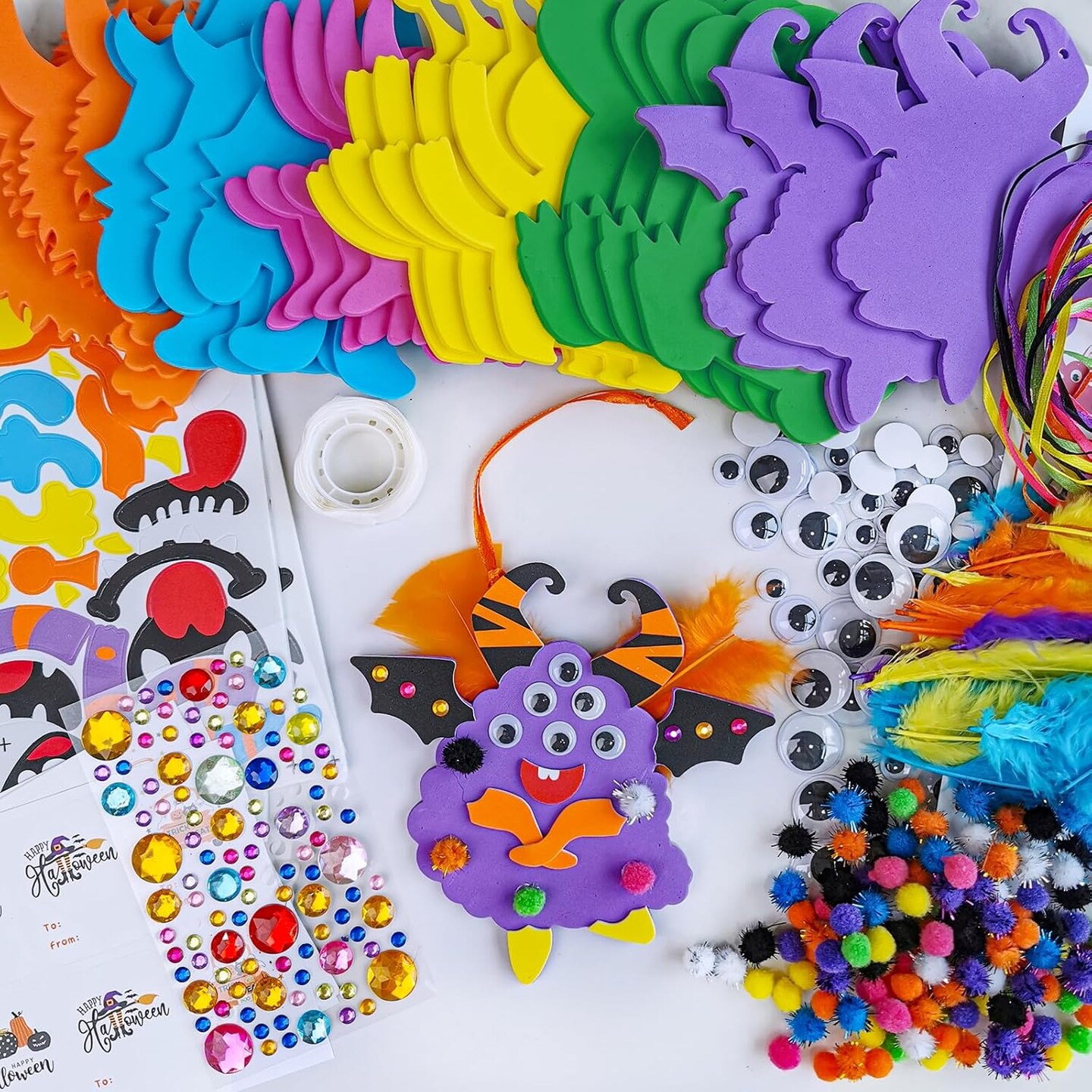 24 Sets Halloween Craft Kits Fall Kids