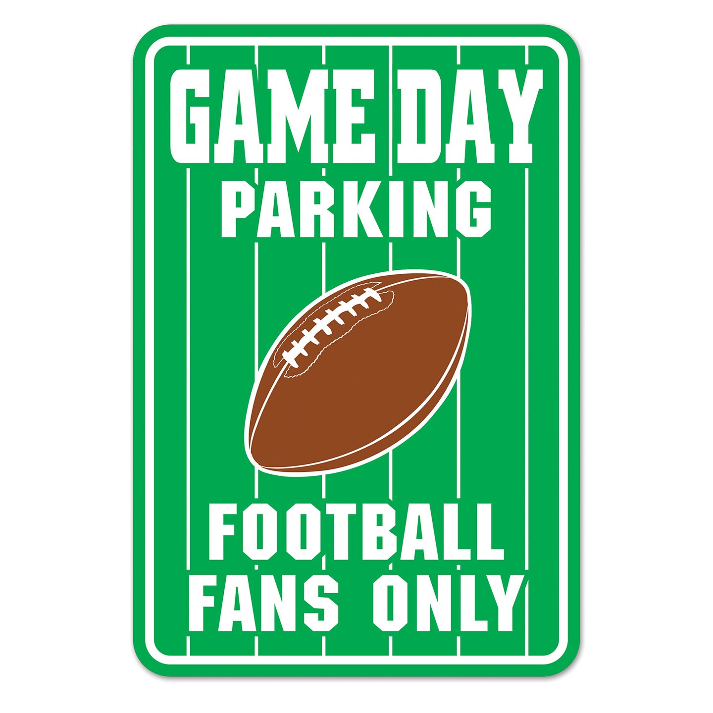 Beistle 17&#xBD;in. x 12in. Game Day Parking Sign - 24 Pack