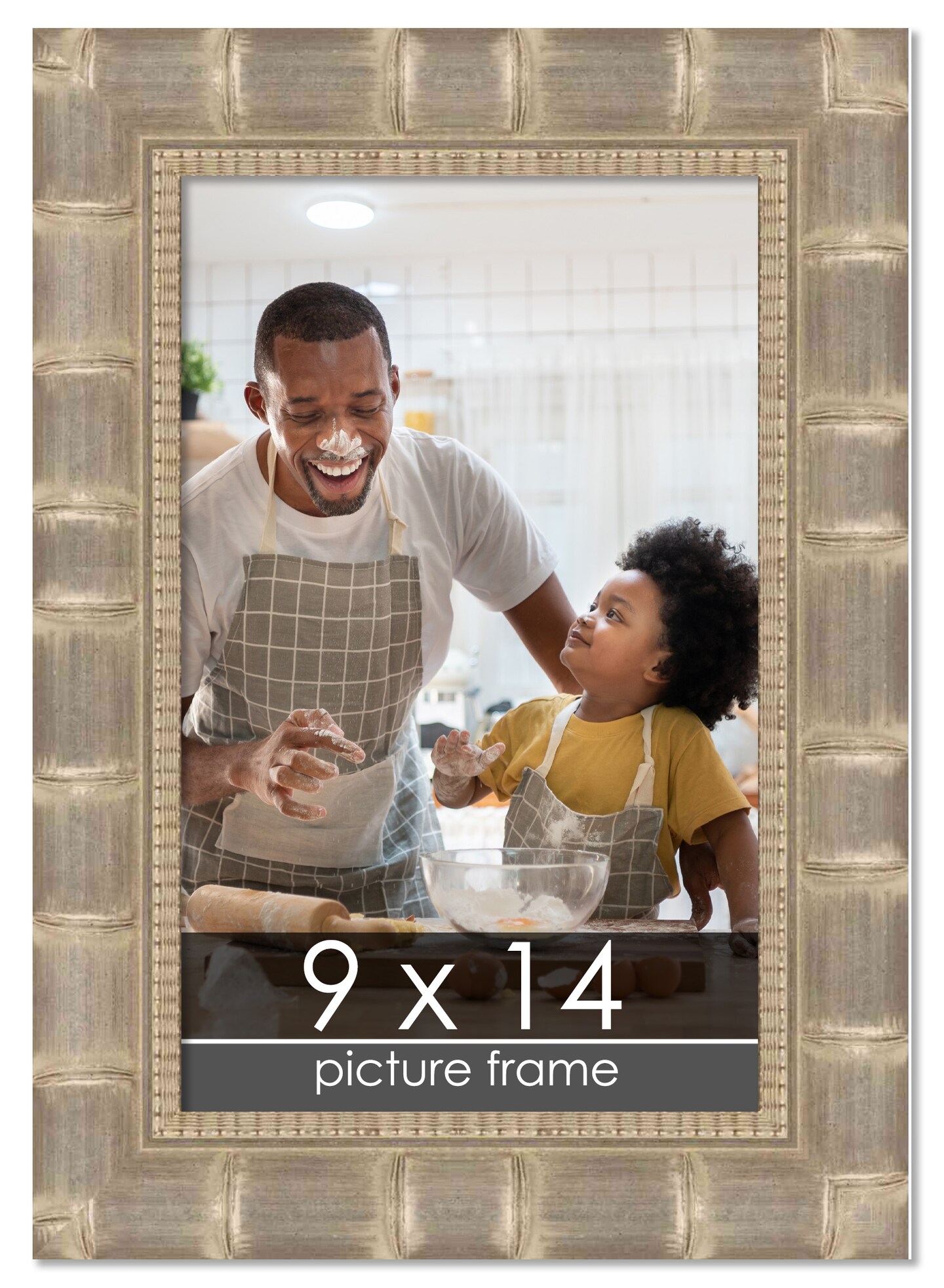 雑誌『FRAME』44冊 9x14 Wide Bamboo Picture Frame with UV-Resistant Acrylic & Acid