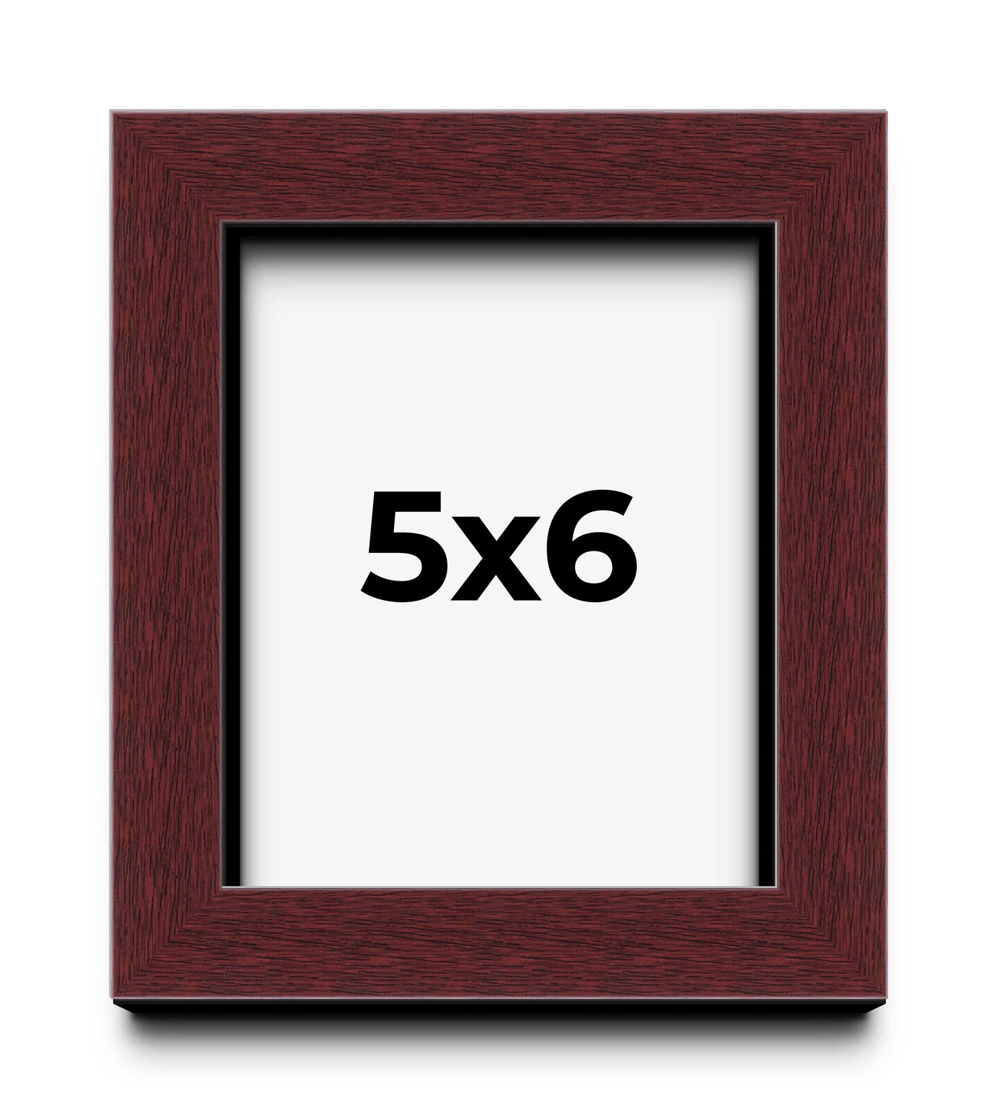 Photo Size Shadow Box 1.5" Depth Brown Picture Frame - UV Acrylic, Backing, Hanging Hardware