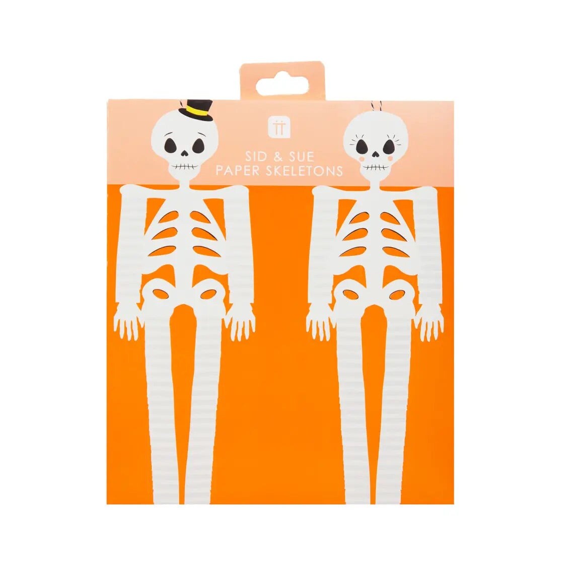 Friendly Skeleton Honeycomb Decorations for Halloween