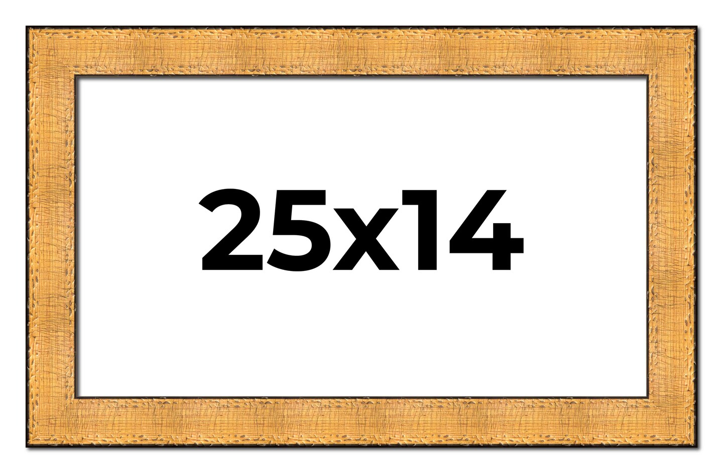 Embellished Gold Picture Frame - UV Acrylic, Backing Board, Hanging Hardware Included