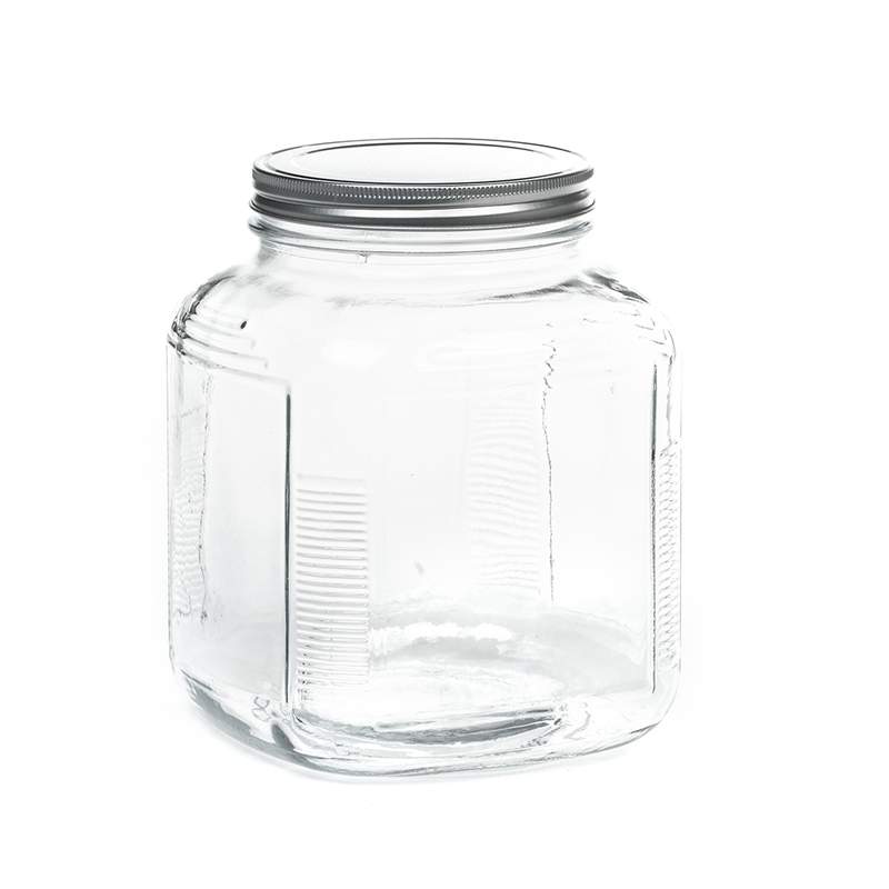 Anchor Hocking Replacement Butter Churn Jar with Brushed Stainless Steel Lid