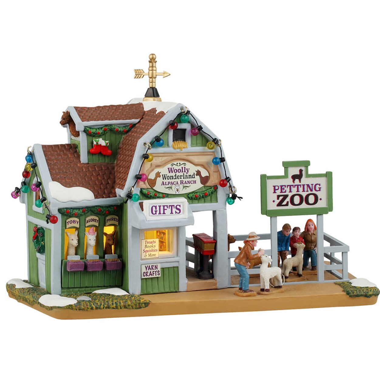 Lemax Woolly Wonderland Alpaca Ranch