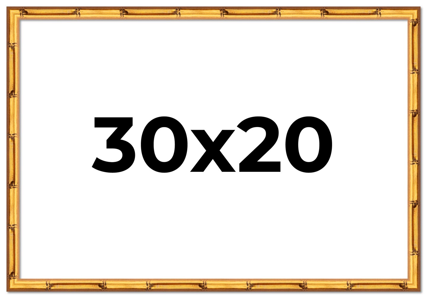 30x20 Bamboo Picture Frame with UV-Resistant Acrylic & Acid Free