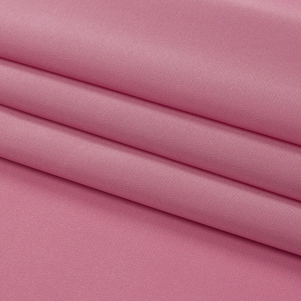 1 Yard Polignac Pink Silk Crepe de Chine Elegant 100% Silk for Apparel & Linings 44" Wide