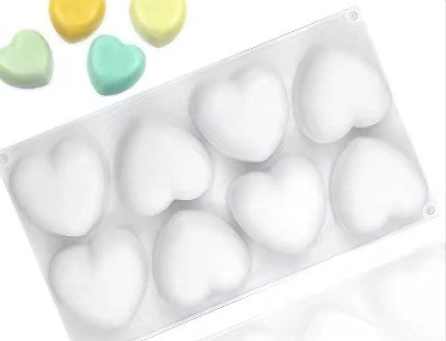 Large Heart Silicone Mold for Baking Cakes, Puddings